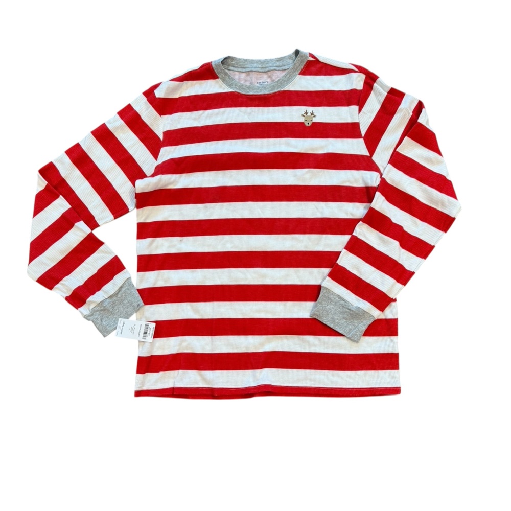 NWT Carter’s Thermal Christmas PJ’s Top X-Large